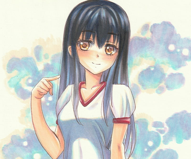Anime, Mieruko-chan, Miko Yotsuya, HD wallpaper