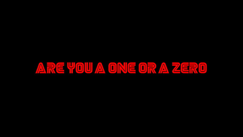 Are You A One Or A Zero Mr Robot Typography , mr-robot, tv-shows, typography, HD wallpaper