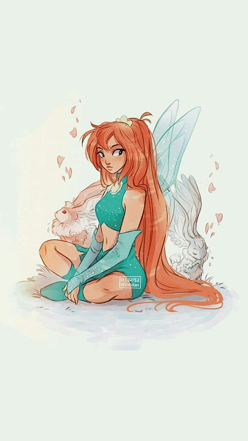 Drawings To Paint & Colour Winx Club - Print Design 008