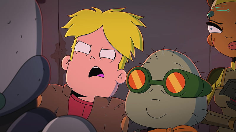 TV Show, Final Space, Blonde, Clarence Polkawitz, Gary Goodspeed, Goggles, Nightfall (Final Space), HD wallpaper