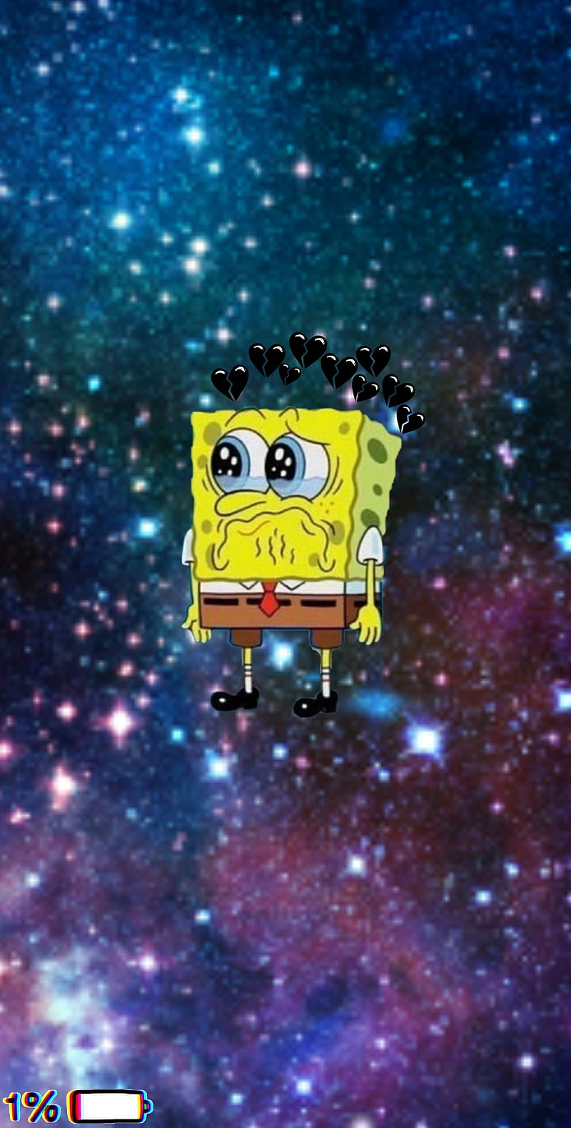 Download Sad Spongebob Slouching Wallpaper