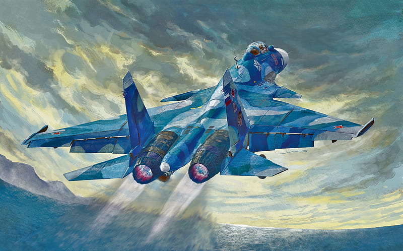 Jet Fighters, Sukhoi Su-33, Aircraft, Jet Fighter, Warplane, HD wallpaper