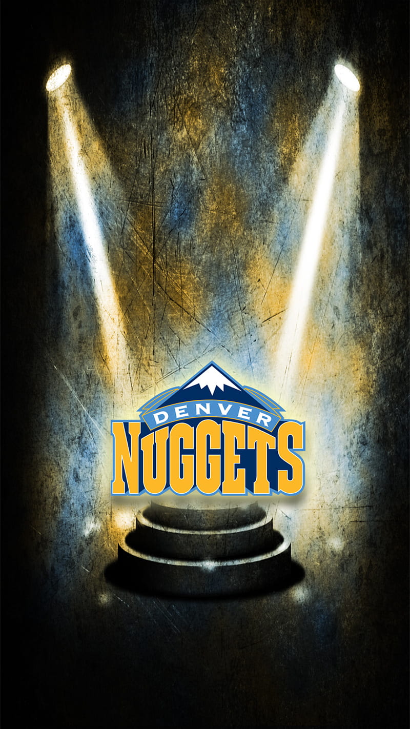 Denver Nuggets, basketball, colorado, denver, lighting, nba, nuggets, HD phone wallpaper