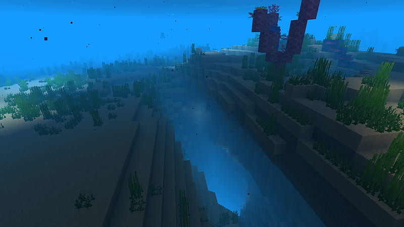 Underwater Minecraft, game, life, minecraft underwater, pufferfish, turtle,  HD phone wallpaper