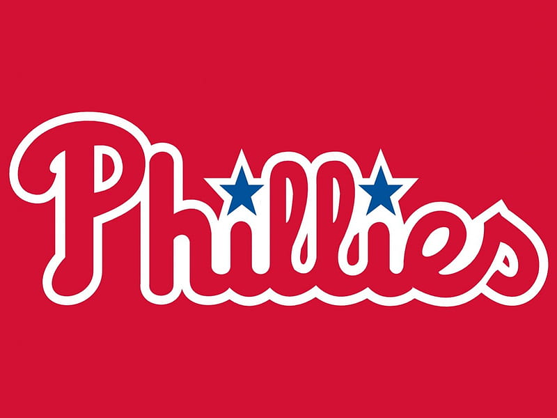 Philadelphia Phillies logo (regular), philadelphia phillies, red, regular, philadelphia, HD wallpaper