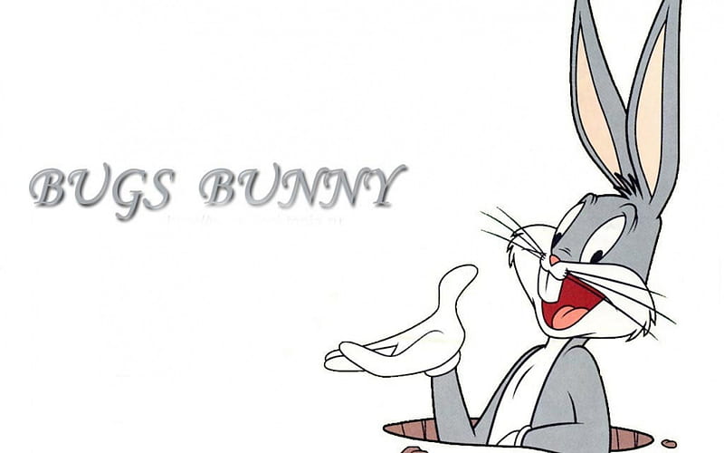 bugs bunny, bugs, rabbit, bunny, hole, HD wallpaper