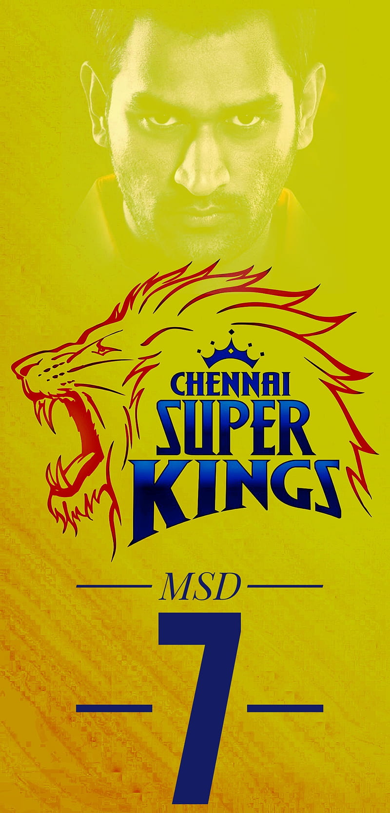 Download free Chennai Super Kings Graphic Outline Wallpaper -  MrWallpaper.com