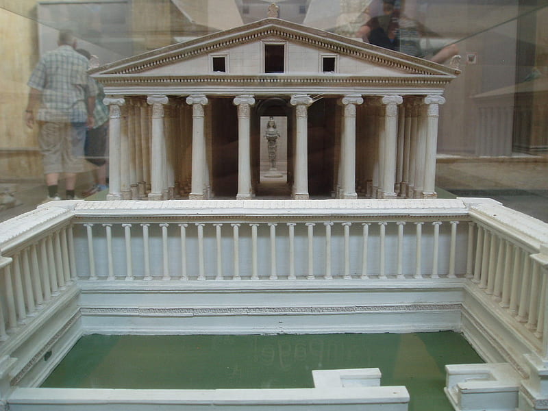 Reconstruction of the Artemis Temple. Model reconstructing, HD wallpaper