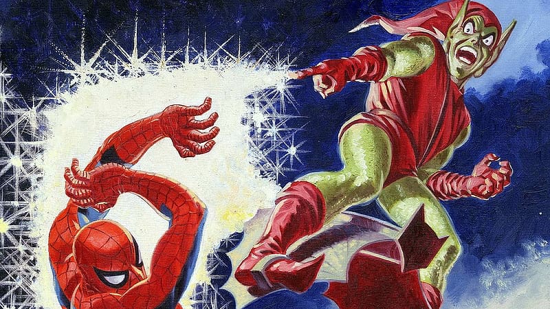 Spider Man, Comics, Green Goblin, HD wallpaper