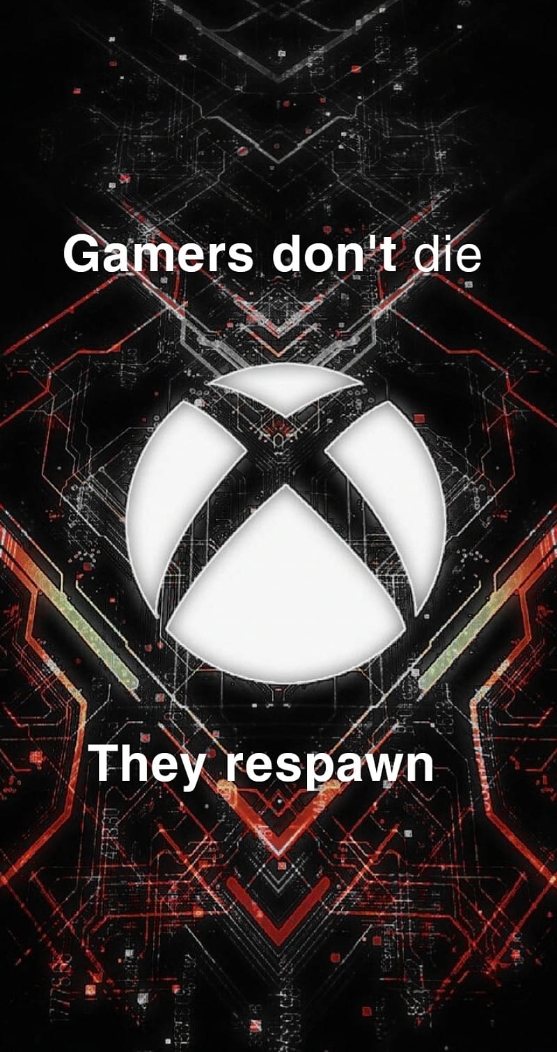 Gamers dont die, gamer, xbox, HD phone wallpaper
