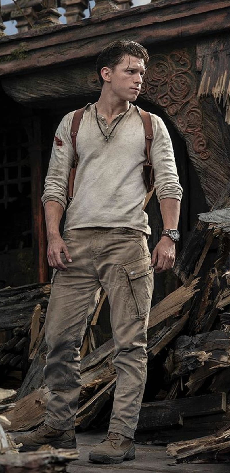 Uncharted, naughty dog, playstation, tom holland, uncharted movie, HD phone wallpaper