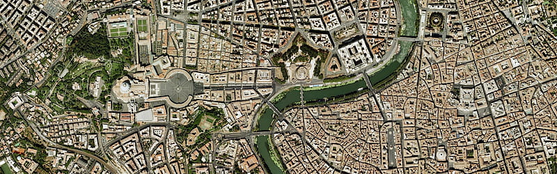 Vatican Satellite Map, cathedral, space, vatican, map, satellite, HD wallpaper