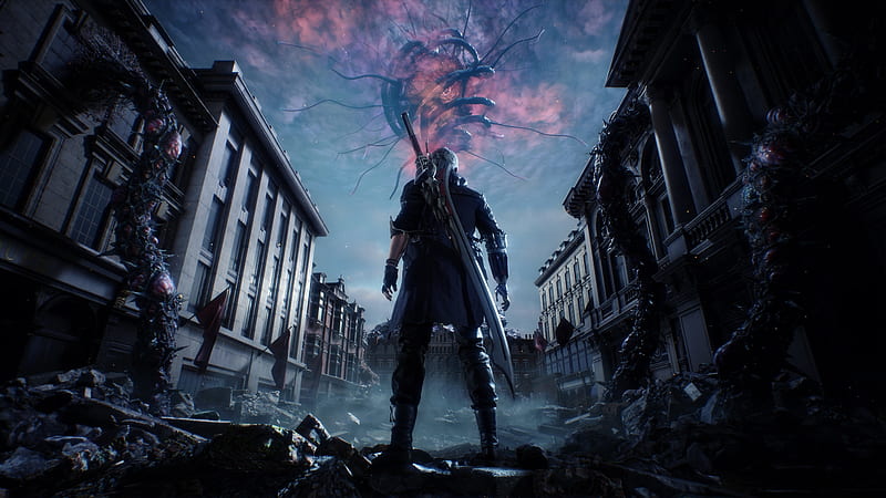 Here we go again, Devil May Cry, Nero, Video Game, Son Of Vergil, Anime,  Demon, HD wallpaper | Peakpx