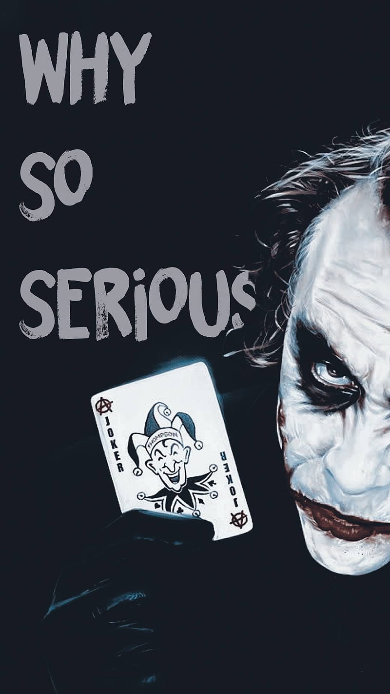 Joker, y so serious, HD phone wallpaper