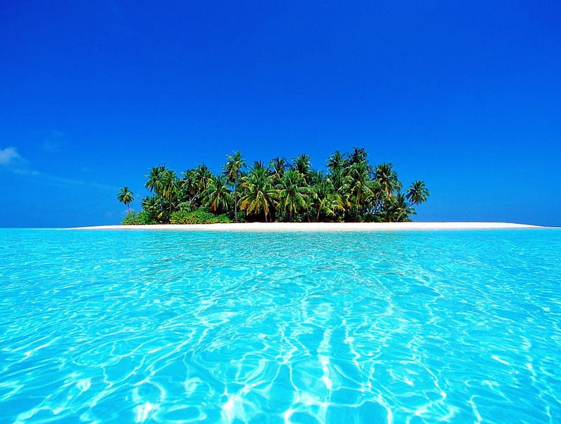 *** Maldives ***, beach, ocean, nature, sky, blue, HD wallpaper