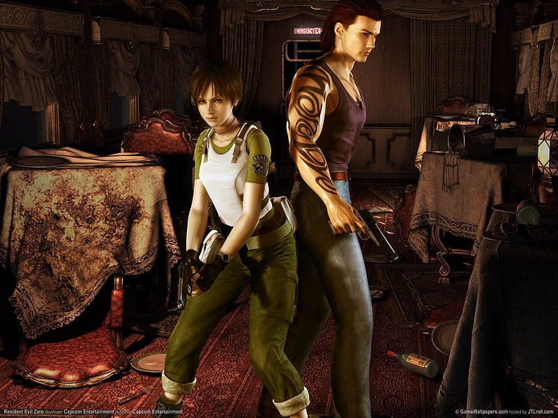 Resident Evil- Zero, shooting, gun, action, adenture, game, resident evil, HD wallpaper