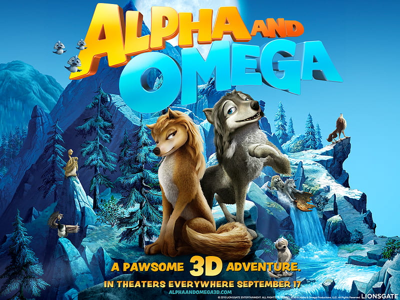 Alpha And Omega, animated, omega, alpha, movie, HD wallpaper | Peakpx