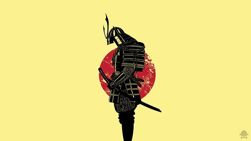 samurai, katana, japanese, armor, traditional, artwork, Fantasy, HD wallpaper