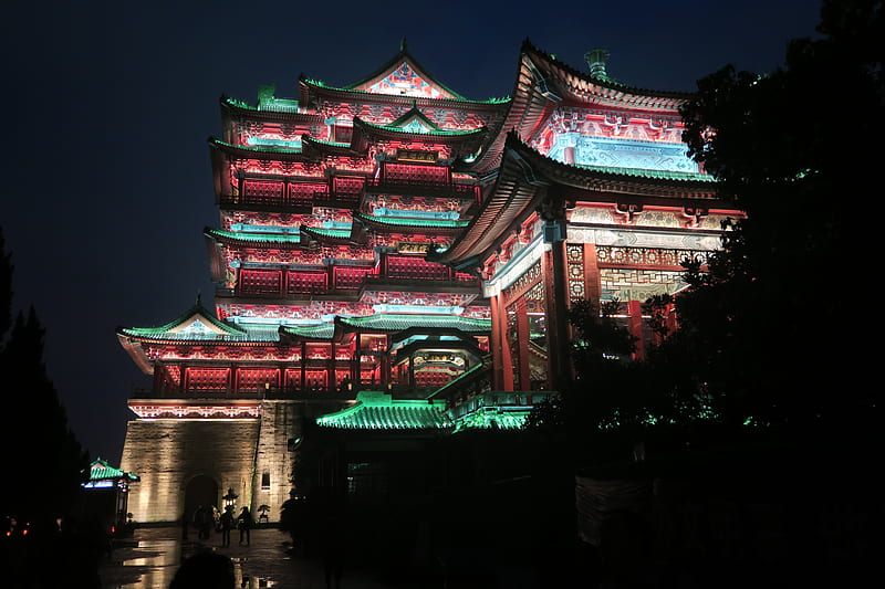 Pavilion of Prince Teng - China, building, History, landmark of Nanchang, china, HD wallpaper
