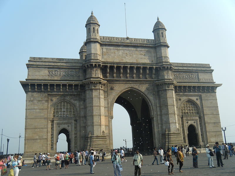 Gateway of India, gateway, bombay, mumbai, india, taj, HD wallpaper