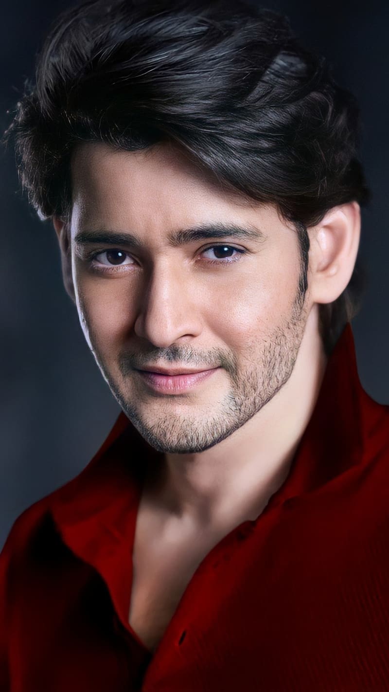 Mahesh Babu Ka, Red Shirt, actor, south indian, HD phone wallpaper