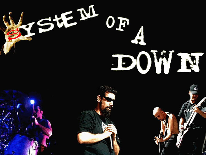 System of a Down, rock band, band, system, soad, HD wallpaper