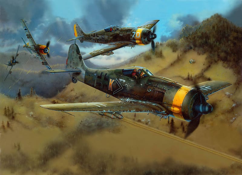 Military, Focke Wulf Fw 190, Military Aircraft, HD wallpaper