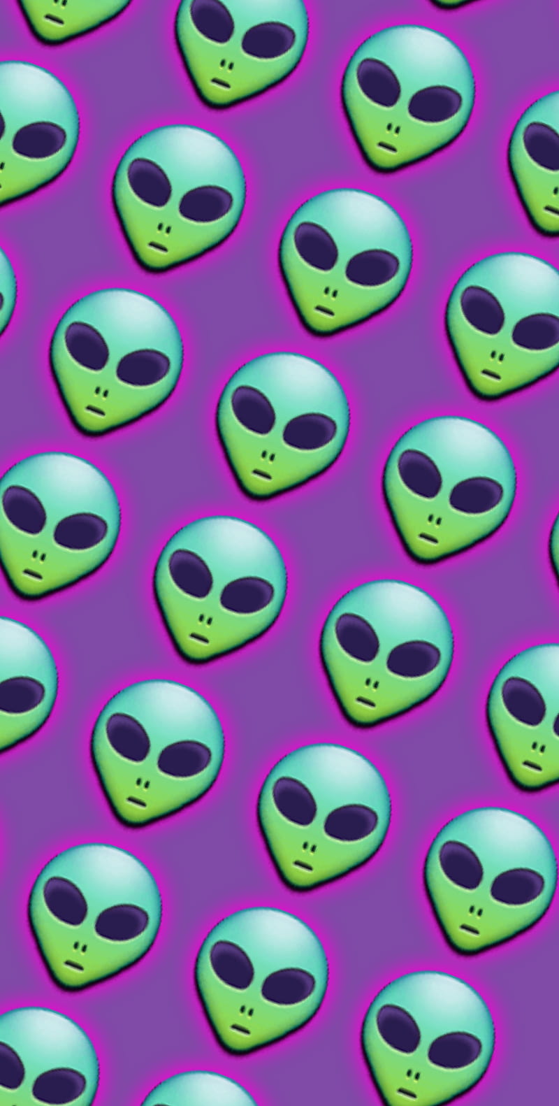 Aliens, cool, emoji, HD phone wallpaper