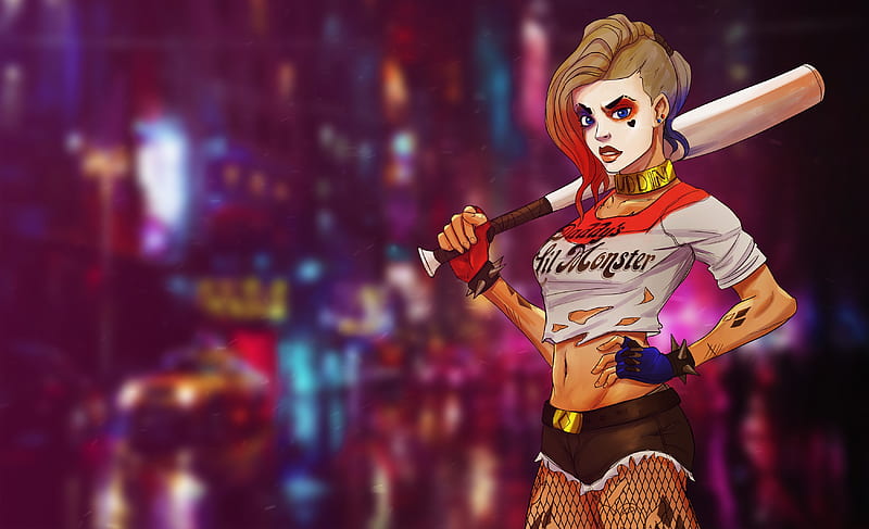 Harley Quinn Digital Arts, harley-quinn, superheroes, artist, artwork, digital-art, HD wallpaper