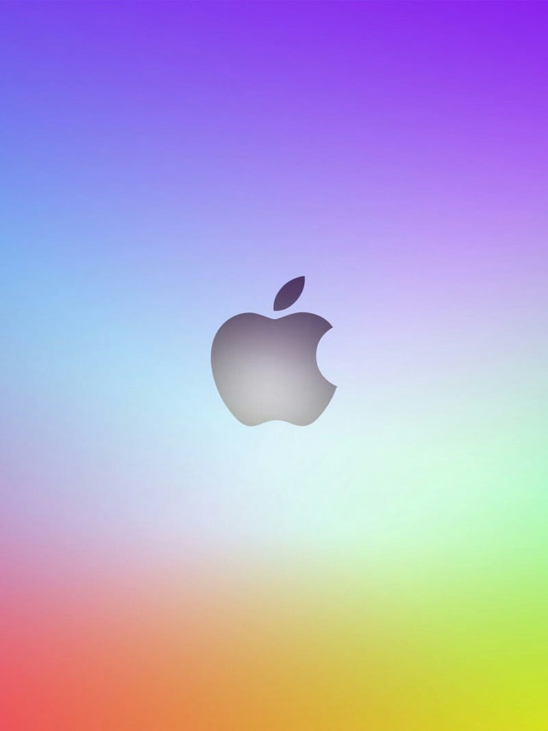 Apple, logo, phone, original, logos, black, rainbows, latest, white, HD ...