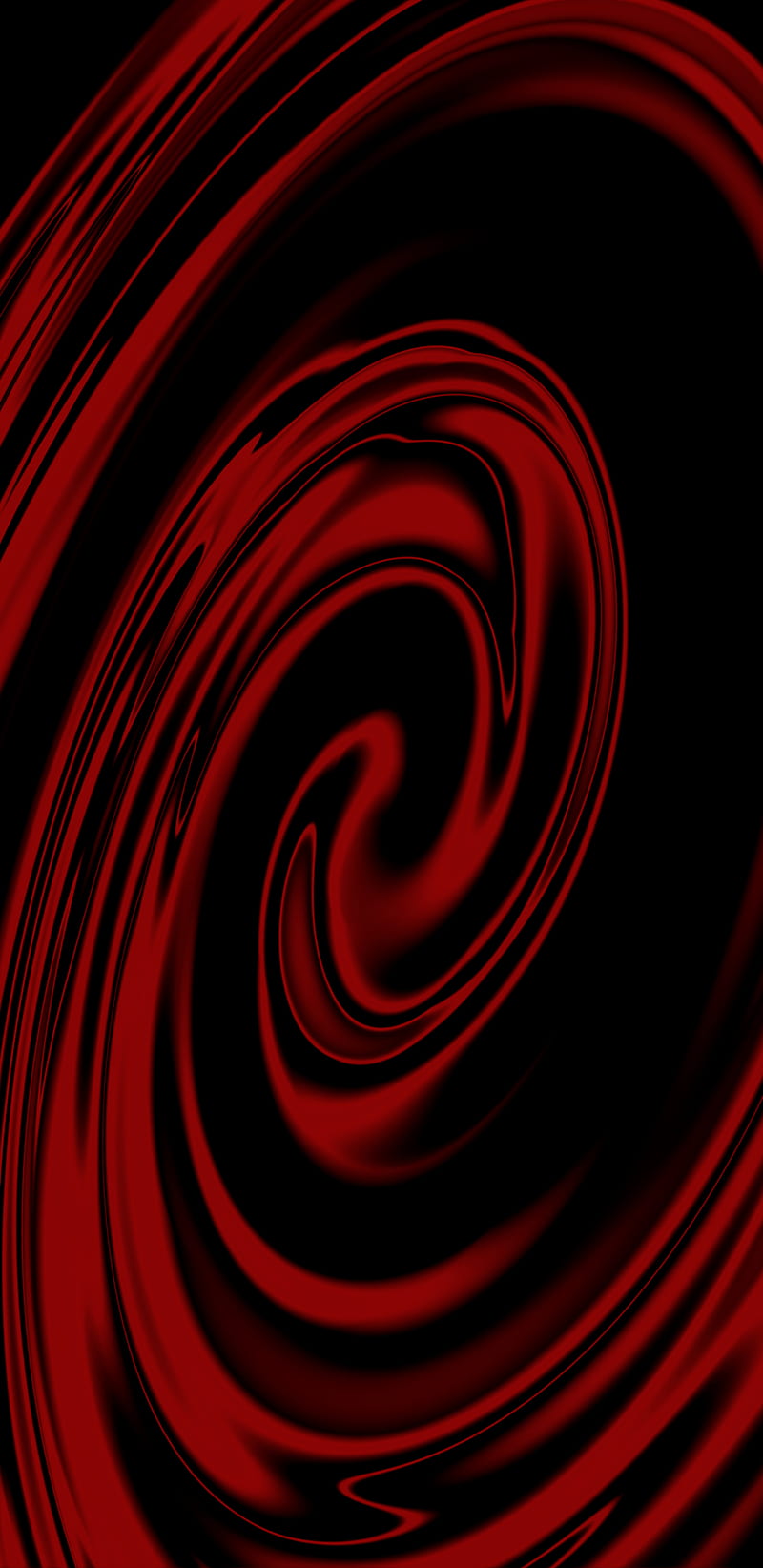 spiral, twisted, red, black, HD phone wallpaper