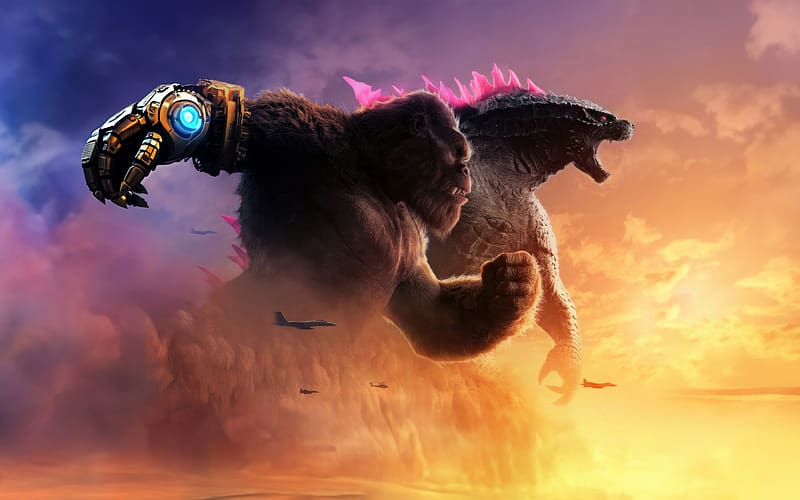 Godzilla VS Kong the New Empire 2024 Films, HD wallpaper
