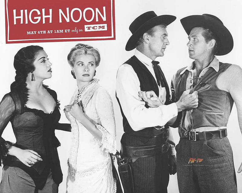 high noon, cowboy, girl, noon, high, HD wallpaper