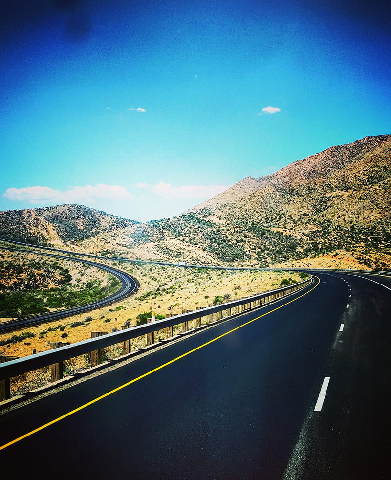 Mojave Desert, road, travel, HD phone wallpaper
