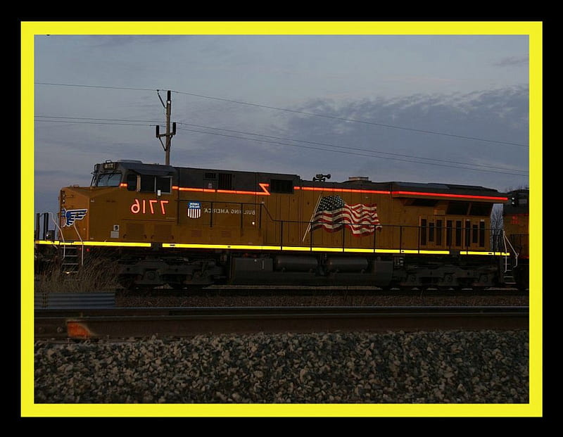 Union Pacific diesel locomotive, railroad, up, train engine, train, HD wallpaper