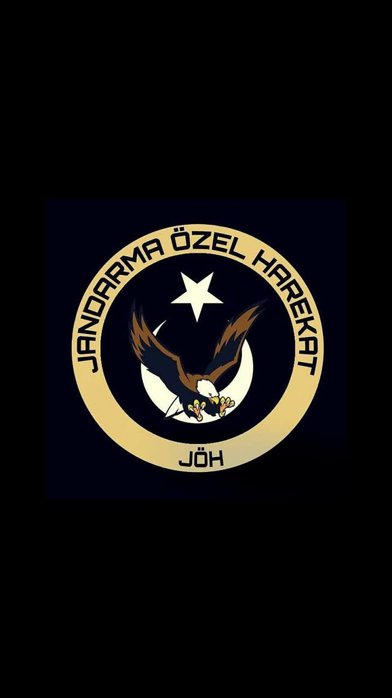 Jandarma, asker, dark, logo, raiders, HD phone wallpaper