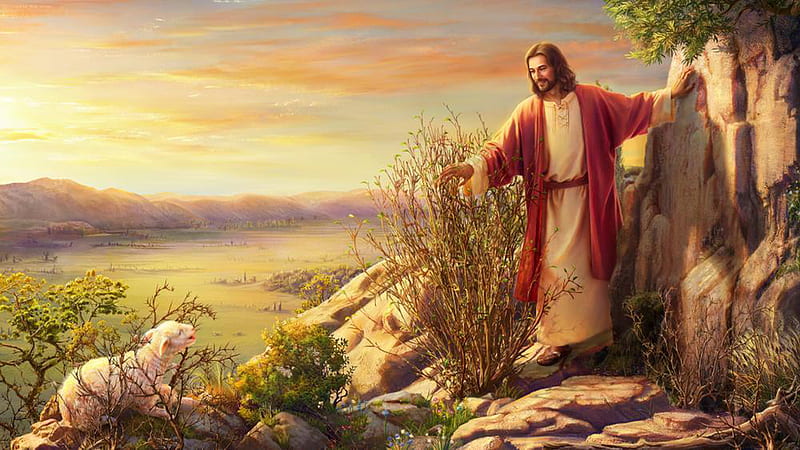 Ascension day of jesus christ design background Vector Image
