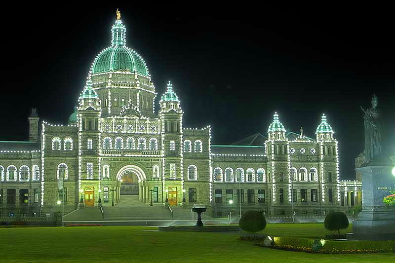 Parliament building, ottawa canada, lights, night, government, HD wallpaper