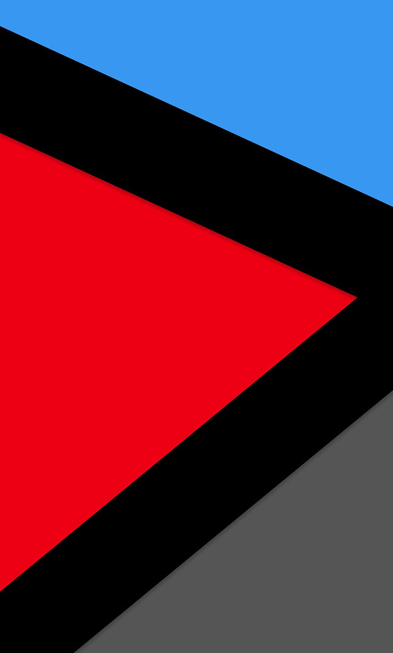 Prisma, desenho, flat, red, theme, HD phone wallpaper