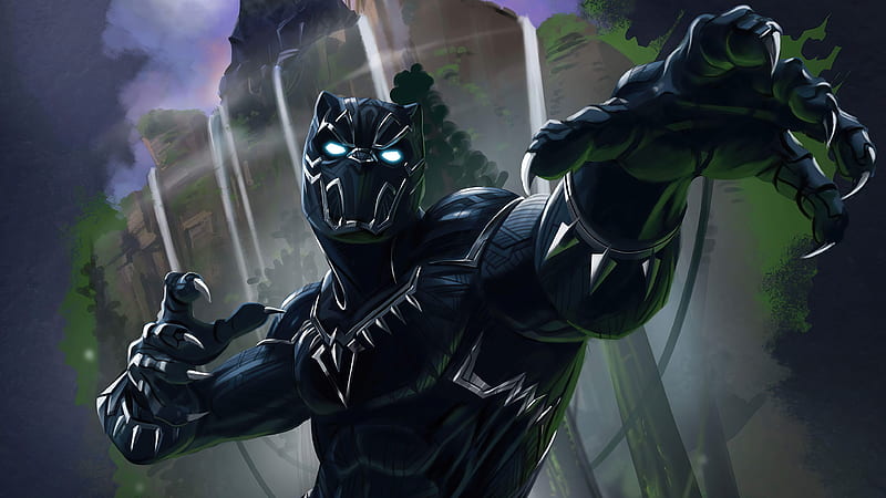 Black Panther 2020 Artwork, black-panther, superheroes, artwork, artist, artstation, HD wallpaper