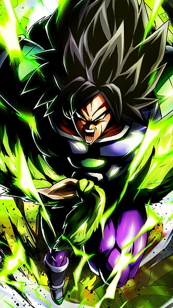 Dragon Ball Power Broly Super Saiyan Papel Colorido 2322729502