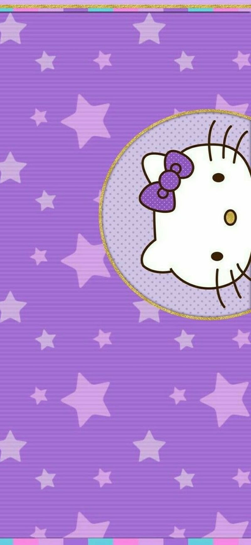 hello kitty wallpaper purple