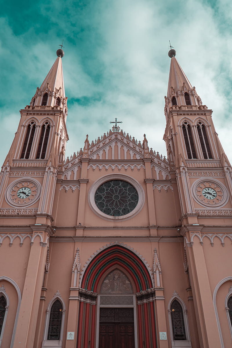 Low Angle graphy Of A Church, HD phone wallpaper