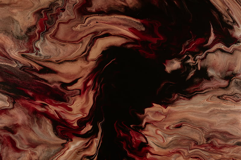 stains, paint, liquid, brown, red, black, HD wallpaper