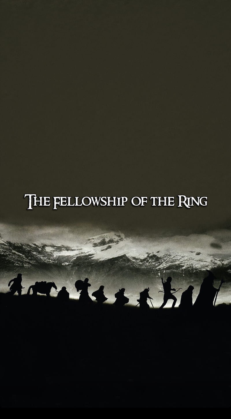 LOTR fellowship, aragorn, frodo, gandalf, legolas, lord of the rings, merry, pippin, sam, sauron, the lord of the rings, HD phone wallpaper