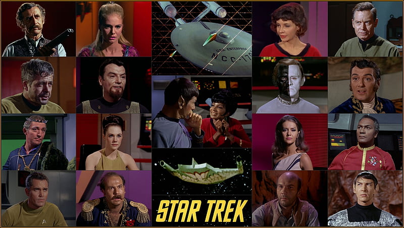 Star Trek - Various, Trek, Star Trek, Romulan Commander, Enterprise, Harry Mudd, Koloth, HD wallpaper