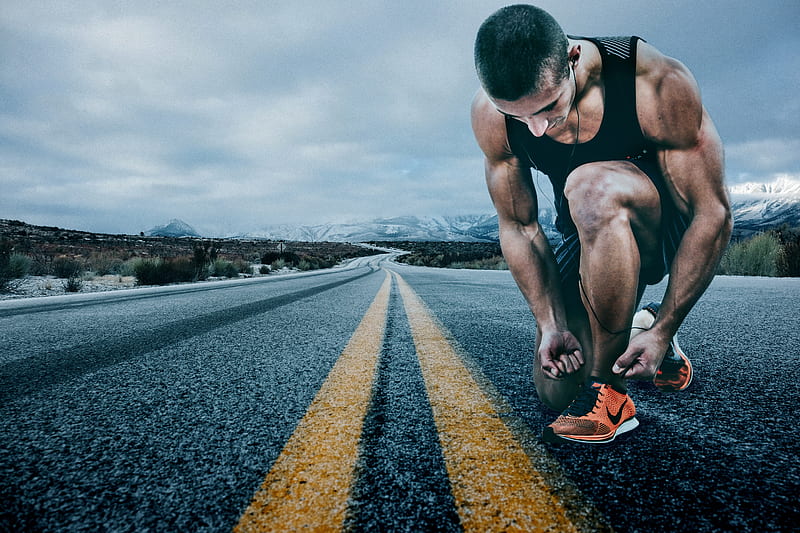 Sport, fitness, jogging, man, men, muscle, run, speed, street, winter, HD  wallpaper | Peakpx
