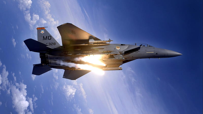 F-15E Strike Eagle, Military, Plane, Strike, F-15E, Eagle, HD wallpaper