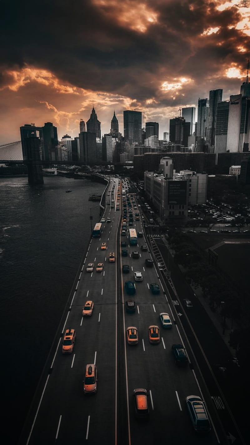New York City, brooklyn, brooklyn bridge, manhattan, nyc, travel, HD phone wallpaper