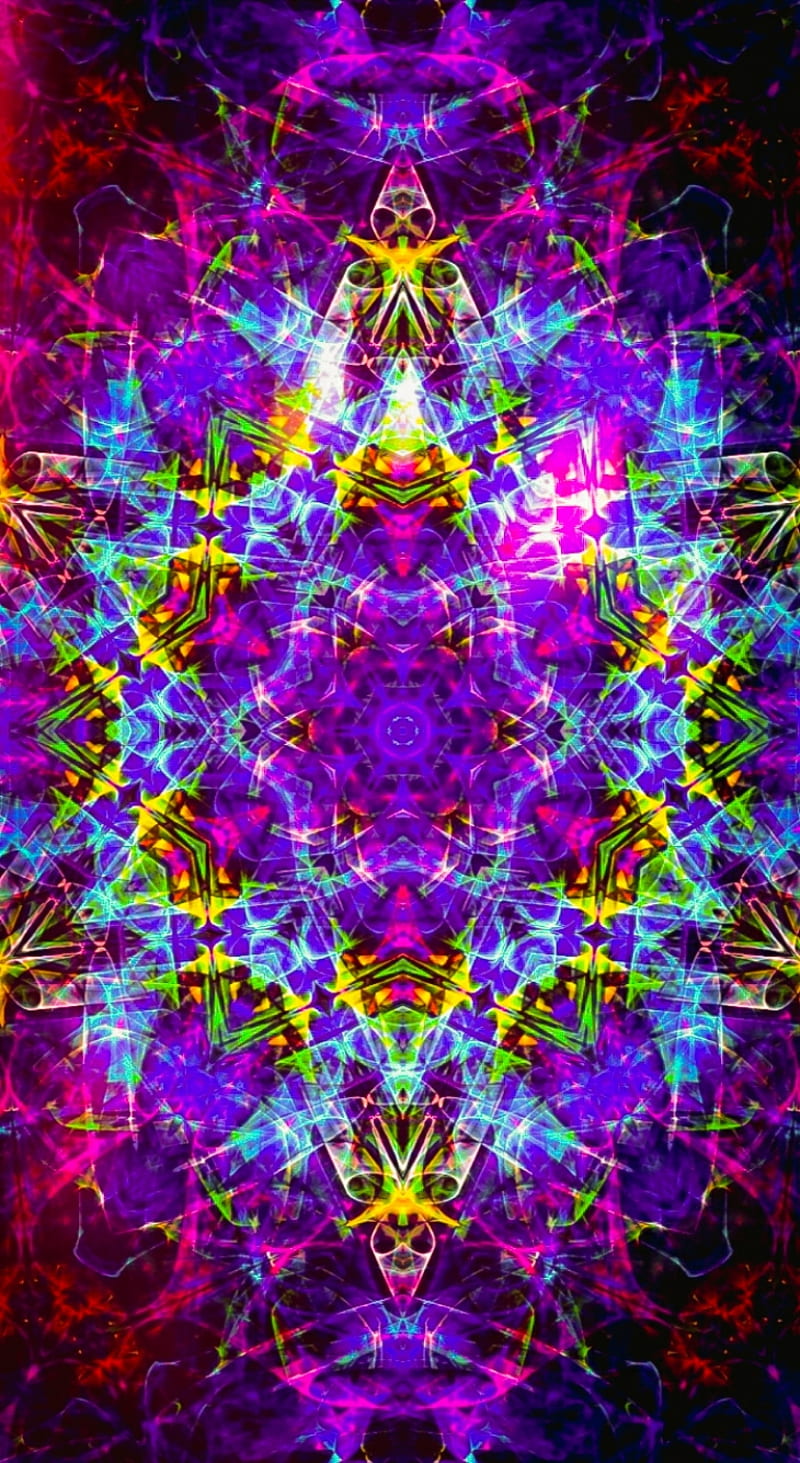 psychedeliic, colorful, psicodelia, psytrance, trippy, HD phone wallpaper